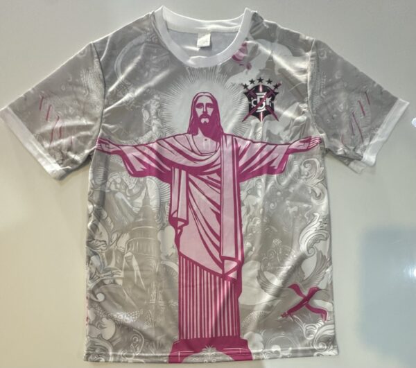 Brazil Christ the Redeemer White/Pink